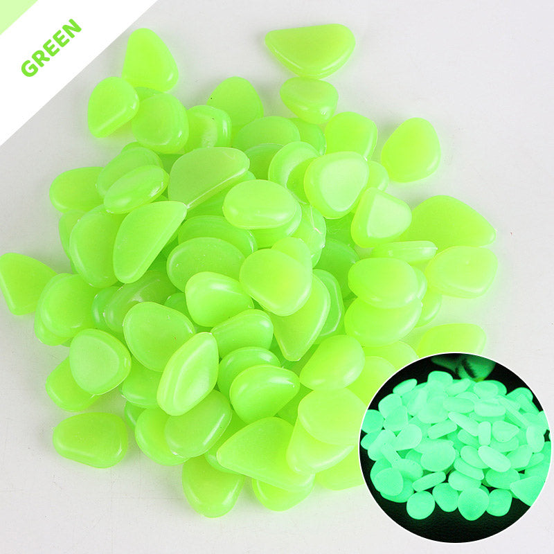 Glow In The Dark Aquarium Pebbles Luminous Artificial Goose Egg Stone Decor eprolo