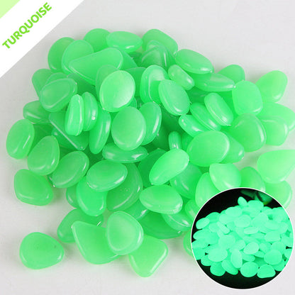 Glow In The Dark Aquarium Pebbles Luminous Artificial Goose Egg Stone Decor eprolo