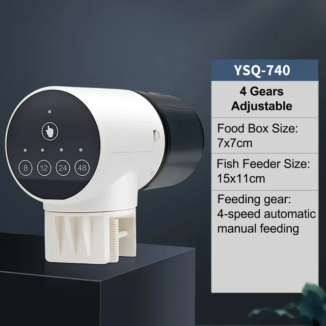 Fish tank feeder intelligent small and large capacity aquarium koi goldfish timed automatic fish feeder eprolo