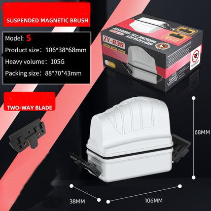 Magnetic Aquarium Fish Tank Brushes Floating Clean Glass Window Algae Scraper Cleaner Brush eprolo