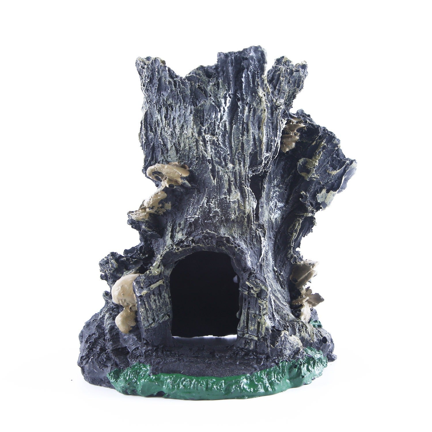 Fish tank pet shelter lizard house tree stump ornaments eprolo