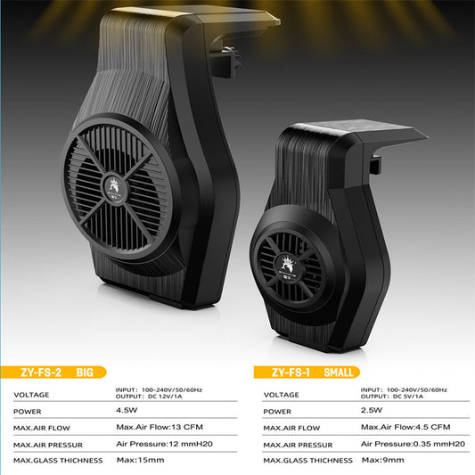 Aquarium Fish Tank Cooling Fan System Chiller Control Reduce Water Temperature Fan eprolo