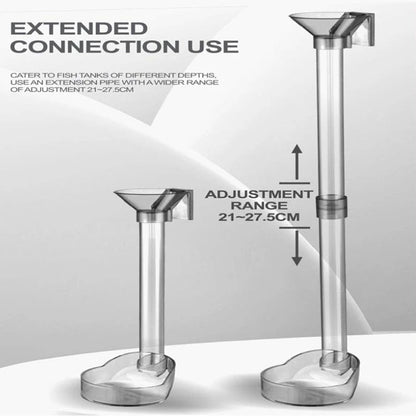 Acrylic Aquarium Feeder Tube Set Dish Transparent Fish Tank Shrimp Snail Food Feeder Bowl eprolo