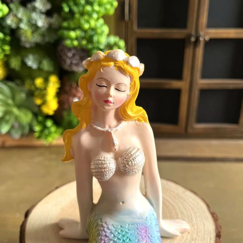 Mermaid Courtyard Decoration Decoration Decoration Decoration Pool Fish Tank Resin eprolo