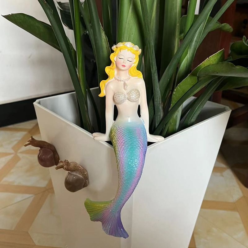 Mermaid Courtyard Decoration Decoration Decoration Decoration Pool Fish Tank Resin eprolo