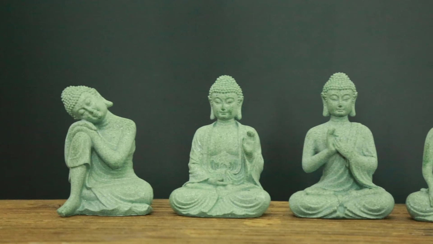 New Crafts Buddha Zen Fish Tank Ornaments Creative Entrance Chinese Home Decorations eprolo