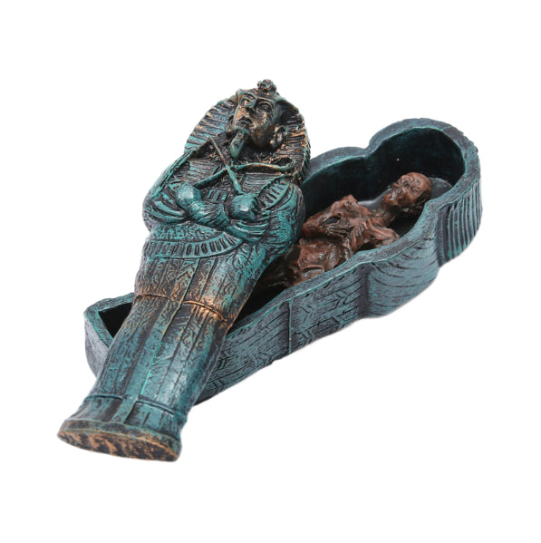 Mummy coffin fish tank resin ornaments eprolo