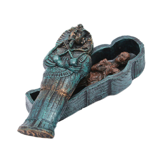 Mummy coffin fish tank resin ornaments eprolo