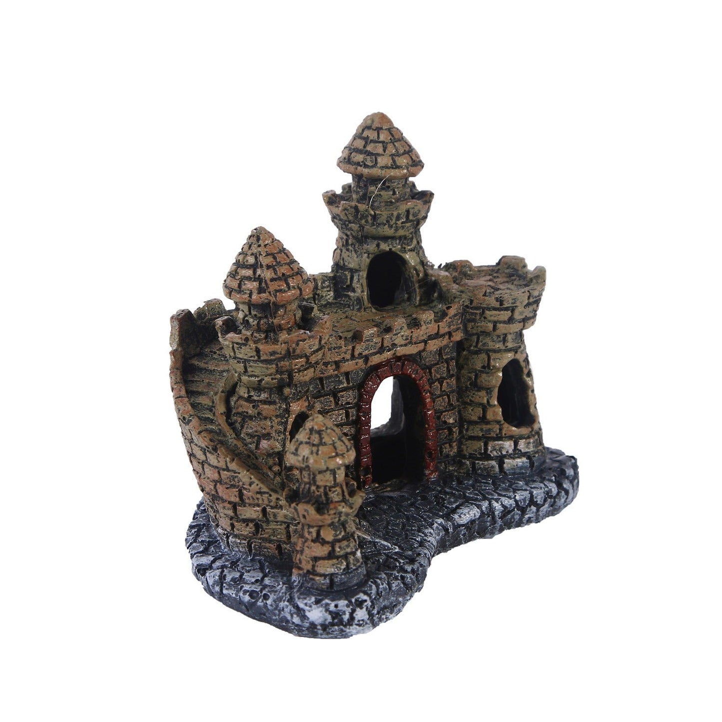 Castle water grass landscaping fish tank resin ornaments eprolo