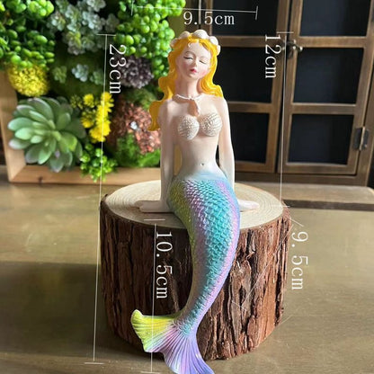 Mermaid Courtyard Decoration Decoration Decoration Decoration Pool Fish Tank Resin eprolo