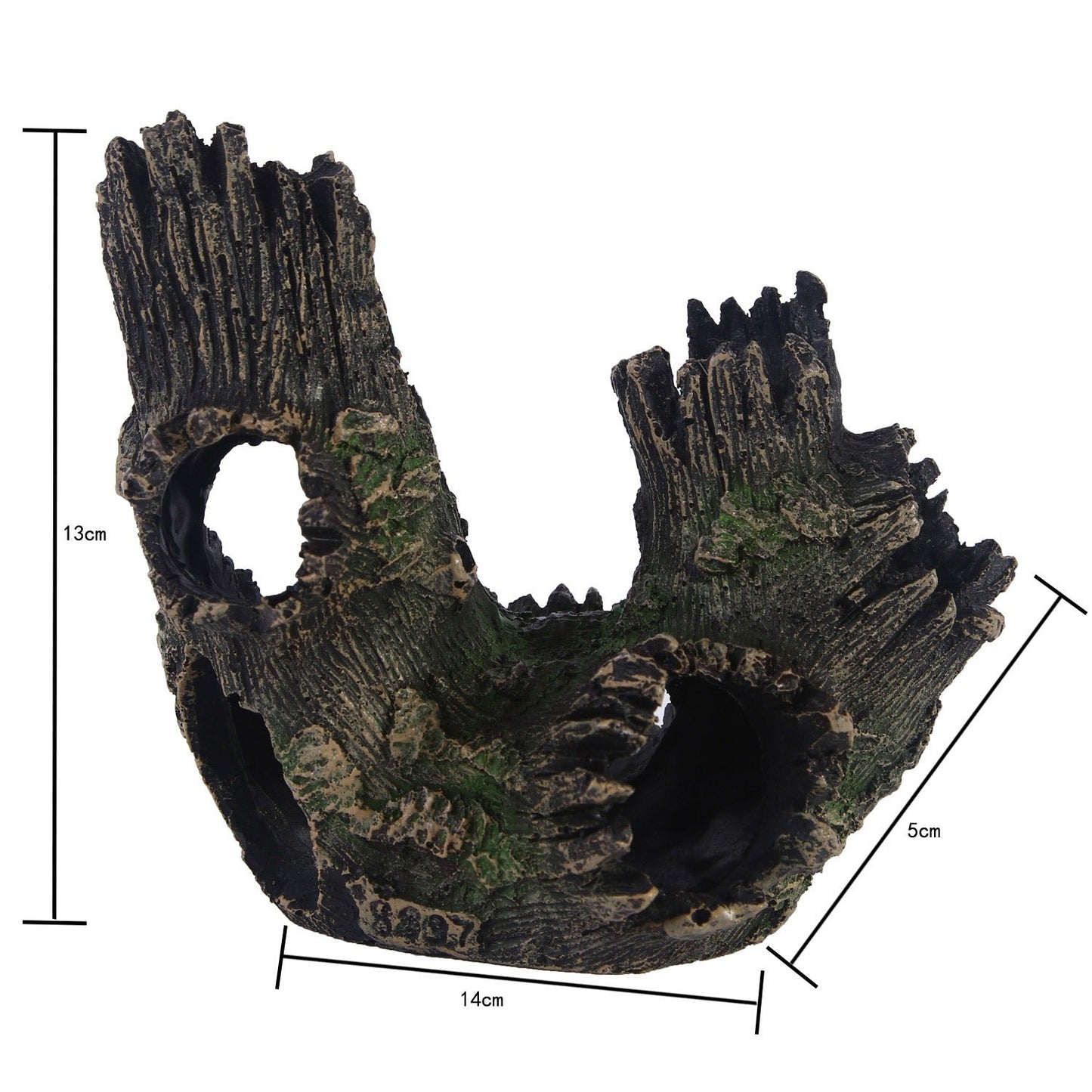 Water grass landscaping fish tank skull crawler shelter resin ornaments eprolo