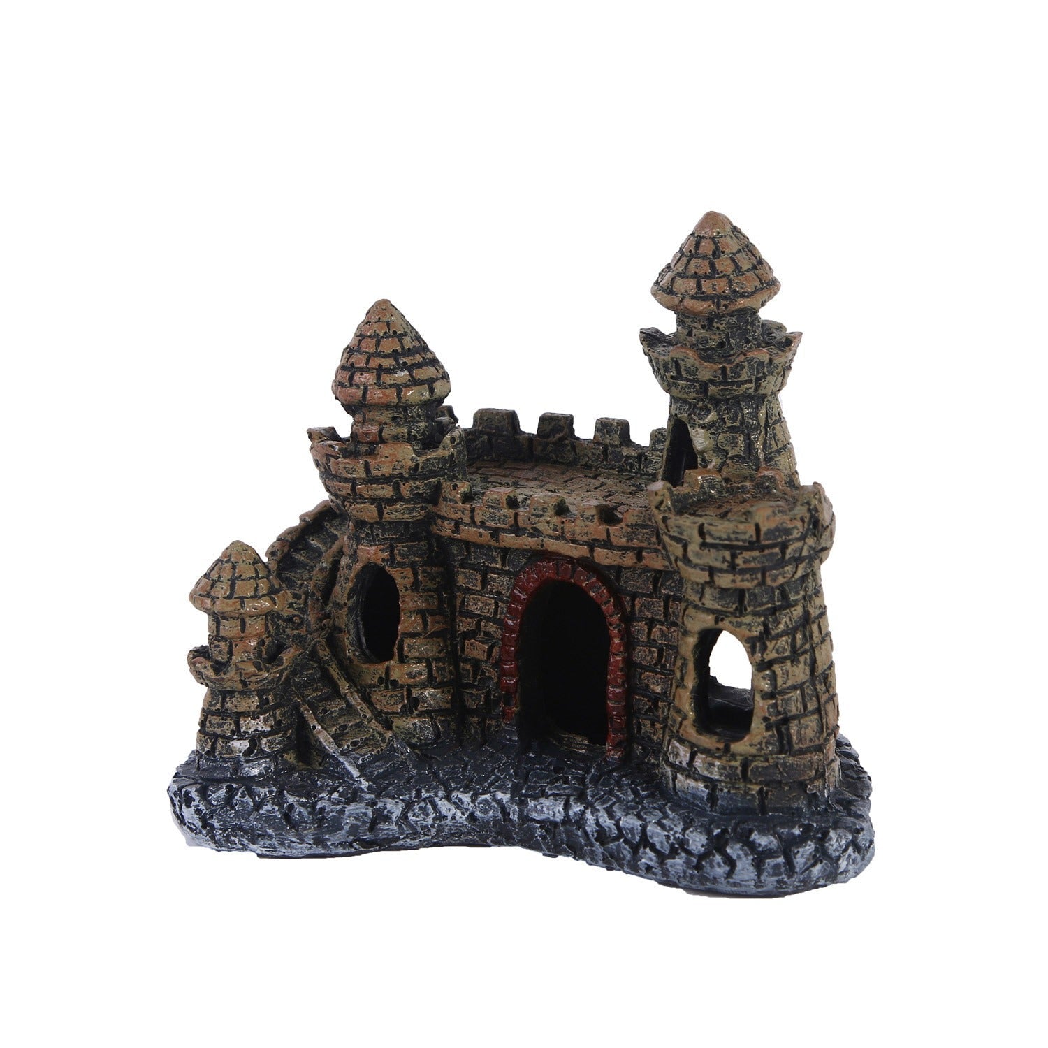 Castle water grass landscaping fish tank resin ornaments eprolo