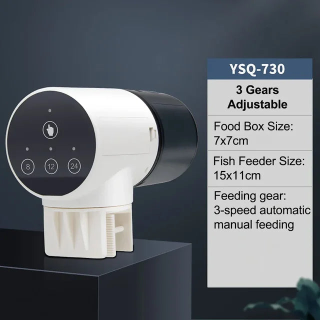 Fish tank feeder intelligent small and large capacity aquarium koi goldfish timed automatic fish feeder eprolo