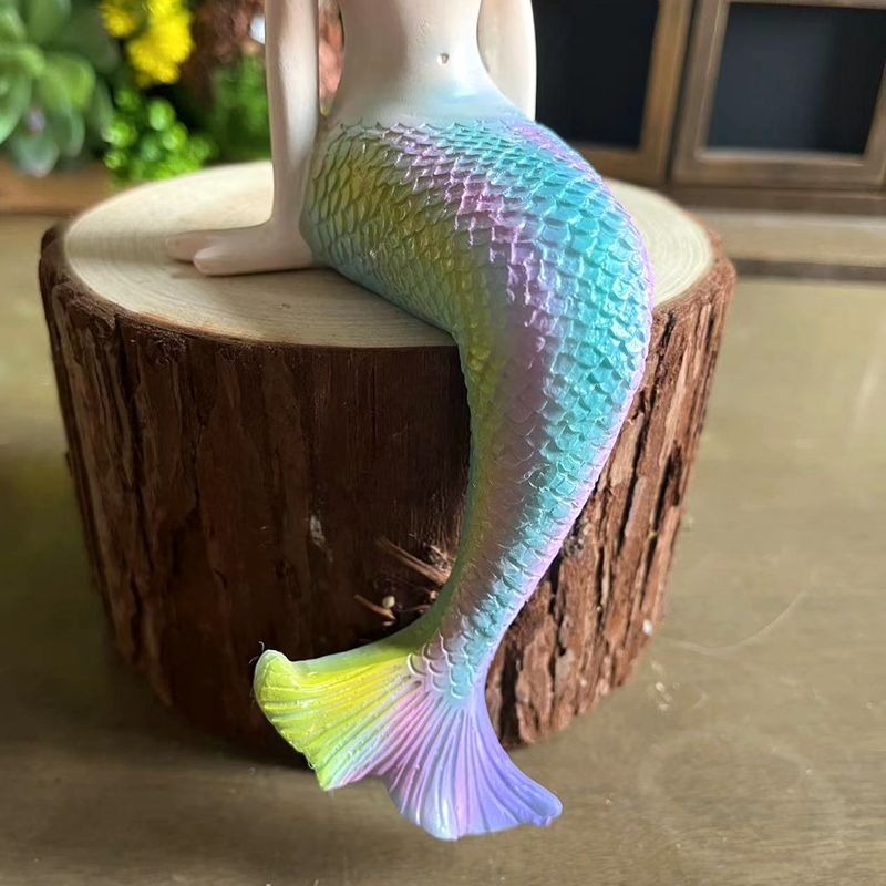Mermaid Courtyard Decoration Decoration Decoration Decoration Pool Fish Tank Resin eprolo