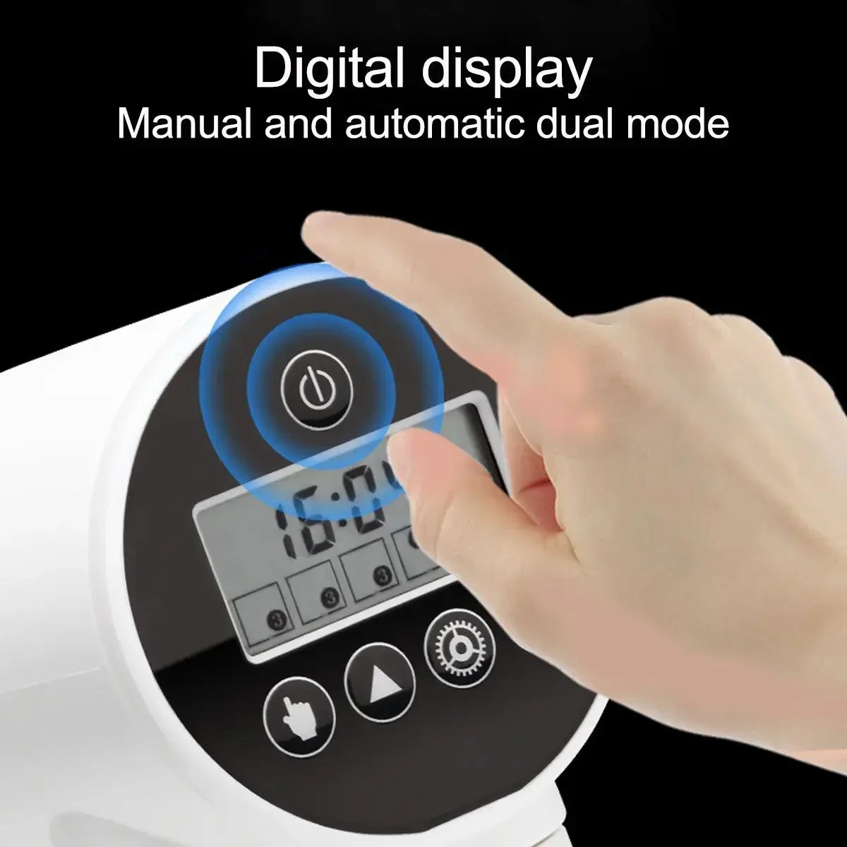 Fish tank feeder intelligent small and large capacity aquarium koi goldfish timed automatic fish feeder eprolo