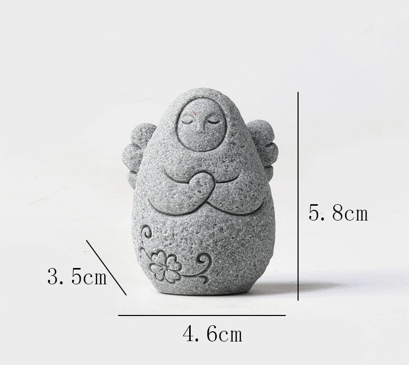 Legend of Zelda Hailia Goddess Ornament Hailaru Guardian God Simulation Model  Fish Tank Bonsai Scene Decoration eprolo